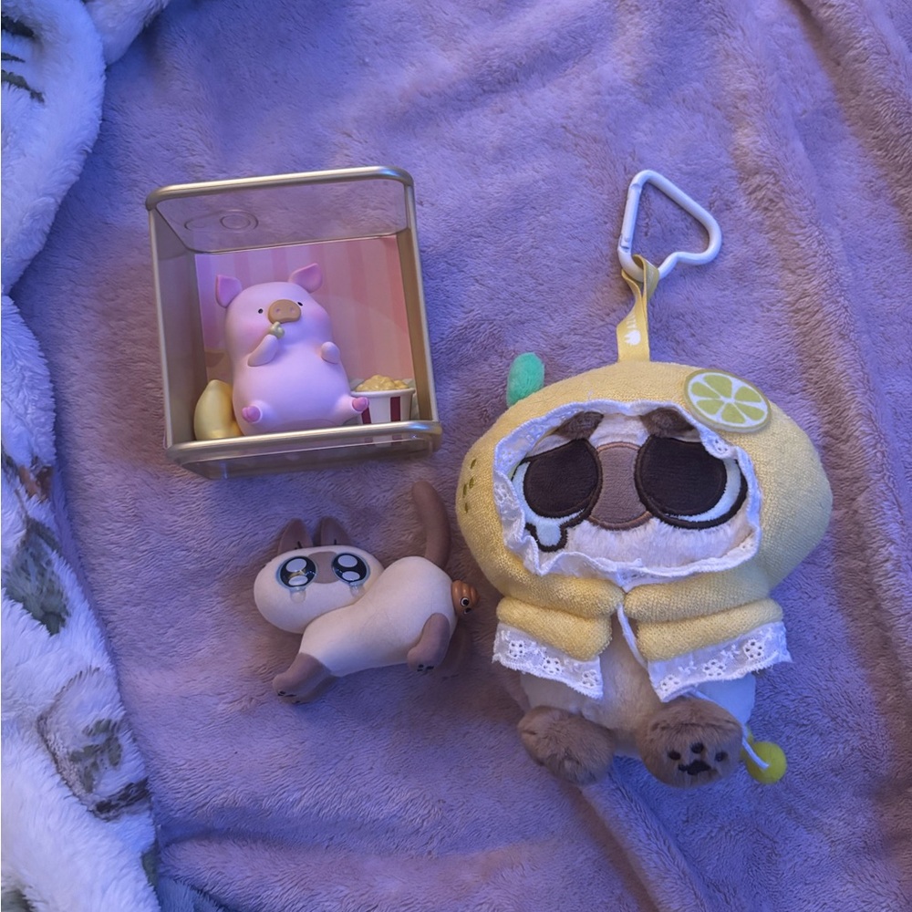 Lemon Azukisan plush and toy LuLu The Piggy blind box toys!